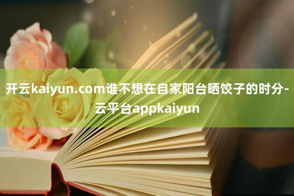 开云kaiyun.com谁不想在自家阳台晒饺子的时分-云平台appkaiyun