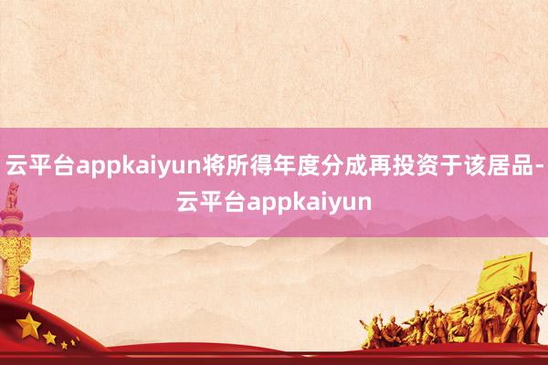 云平台appkaiyun将所得年度分成再投资于该居品-云平台appkaiyun